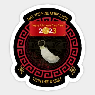 Better Luck than the Rabbit, Chinese New Year Sticker